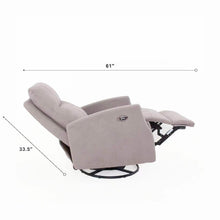 將圖片載入圖庫檢視器 Electric recliner chair with power USB port ,rocker with 275 degree swivel
